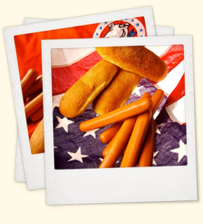 Tom's Original Hot Dogs und Hot Dog Buns